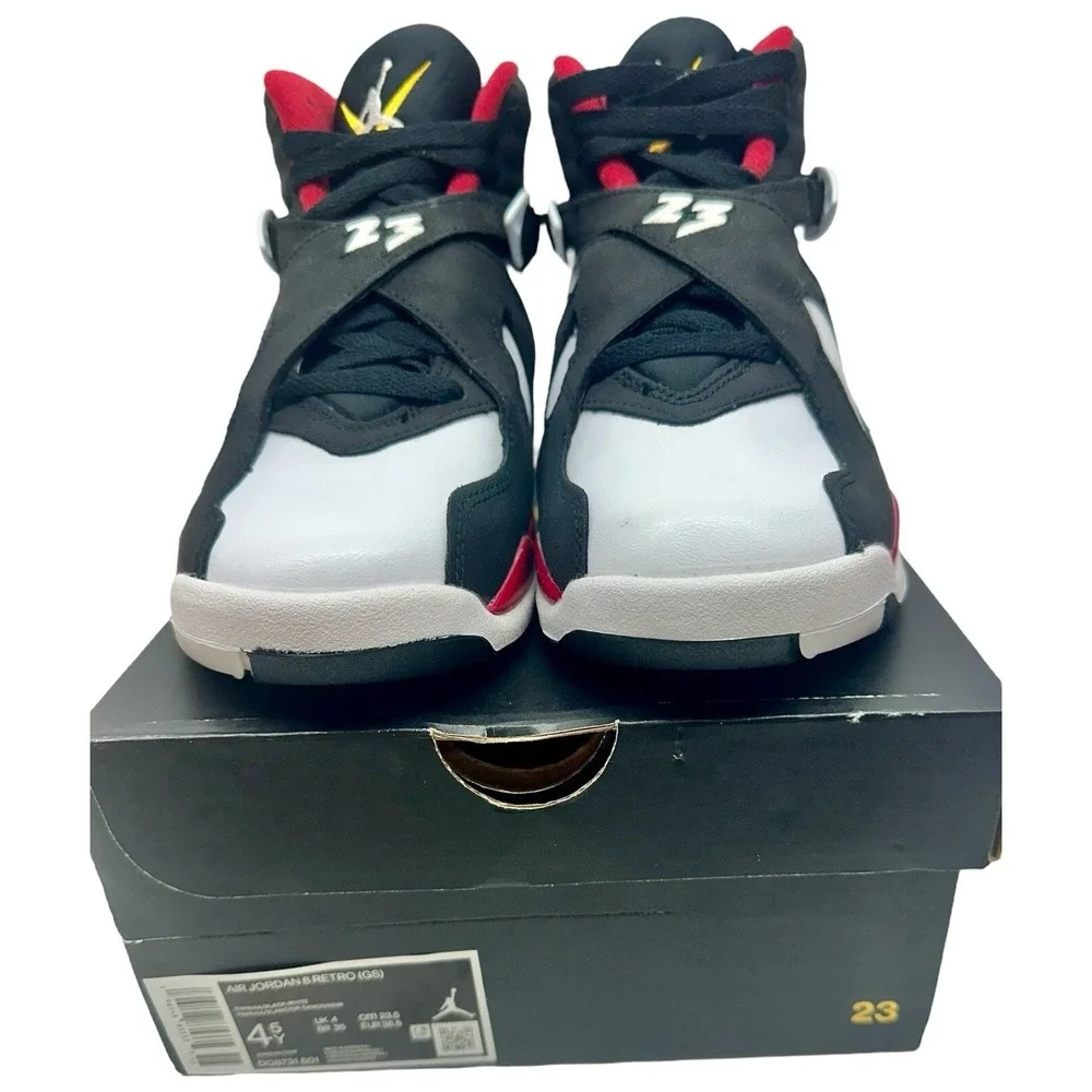 Air Jordan 8 Retro GS‎ Paprika Sneakers DO8731 601 / US 4.5 Y  w/ Box
